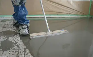 Uneven floor being professionally repaired in Colorado Springs, CO